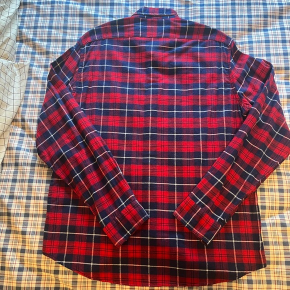 J Crew Plaid Flannel Shirt - Picture 2 of 4